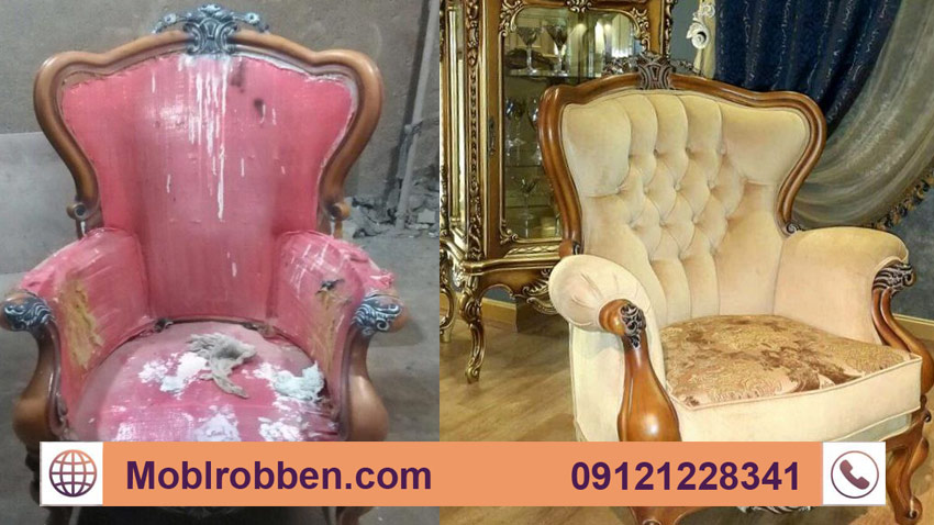 روش‌های تعمیر منبت‌کاری مبل سلطنتی