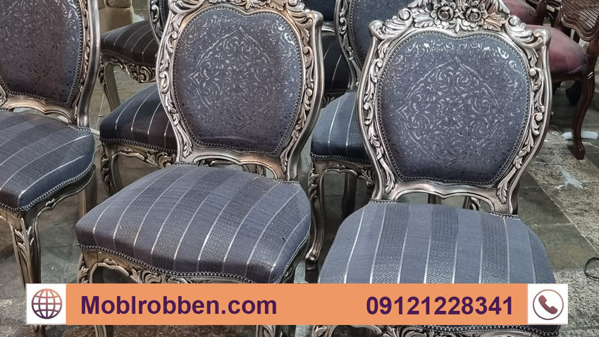 منبت کاری و رنگ کاری مبل سلطنتی